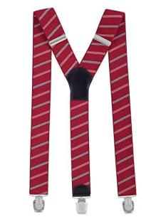 Herrenhosenträger Form Y 120cm lang 3 5cm breit elastisch verstellbar Leder 3 M